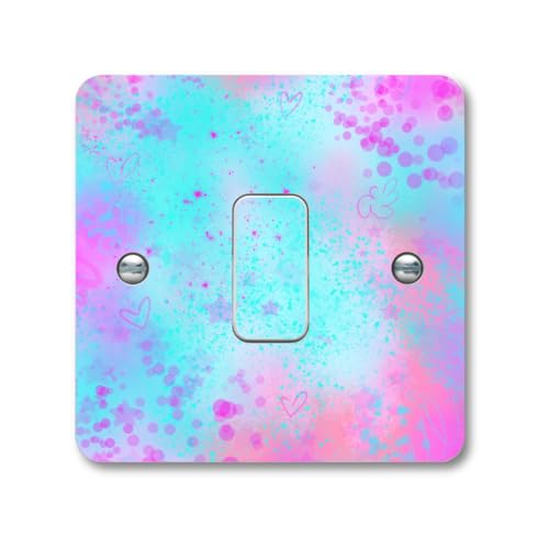 Pink & Blue Light Switch Sticker Vinyl Skin Cool Stuff Teen Bedroom Accessories Cute Mermaid Unicorn Girls Bedroom Room Decor