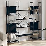 Cette bibliothèque est la solution parfaite pour maintenir l'organisation et le style dans votre maison ou votre bureau. Convient à tout environnement, il sert plus qu'un simple meuble de rangement, c'est un meuble polyvalent qui répond à différents besoins. Améliorez votre espace avec cet ajout pratique et élégant à votre salon ou espace de travail.