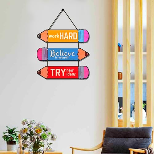 Image of Expleasia, Exuberant & Luxury Decor Decorative Wall Hanging Wooden Art Decoration Item for Home Office Living Room Bedroom Decoration Items Motivational quotes decor Gift