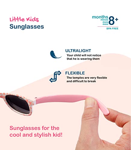 Kiddus Sunglasses babies age 6-12 months. 100% UV Proof UV400 Protection. Polarized. Infant Newborn Sun Glasses4