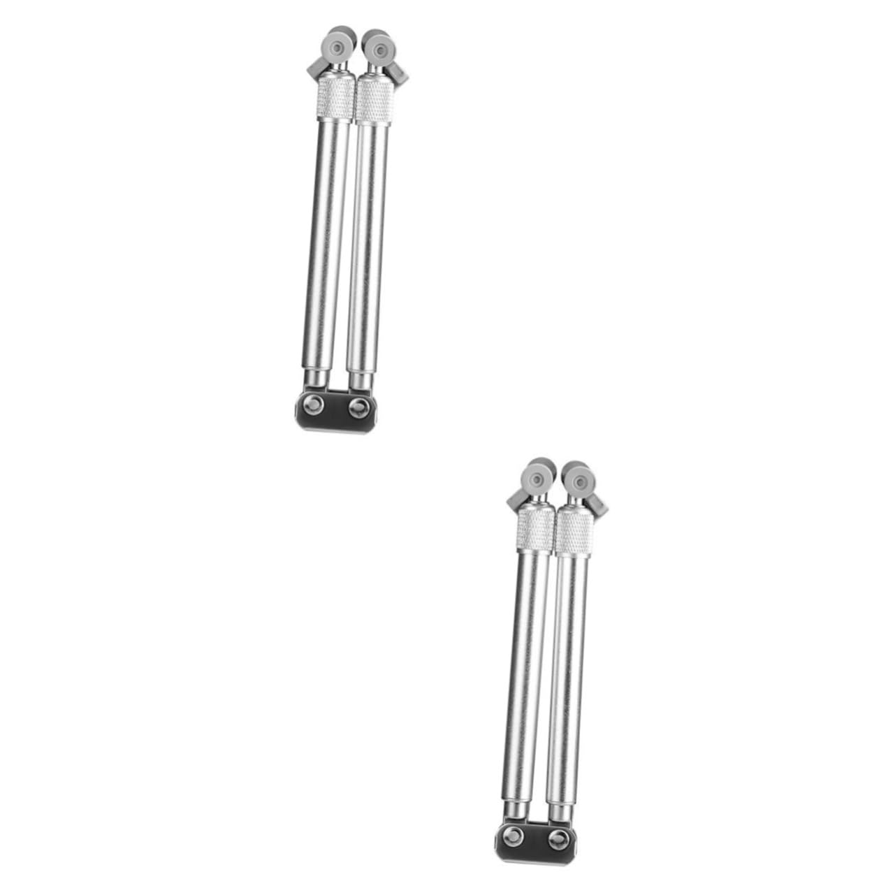 SHINEOFI 2 Piezas Soporte Portátil Ajustable de Aleación de Aluminio Base Ventilada y Plegable para Ordenador Portátil Compatible con Tablets y Notebooks y Duradero