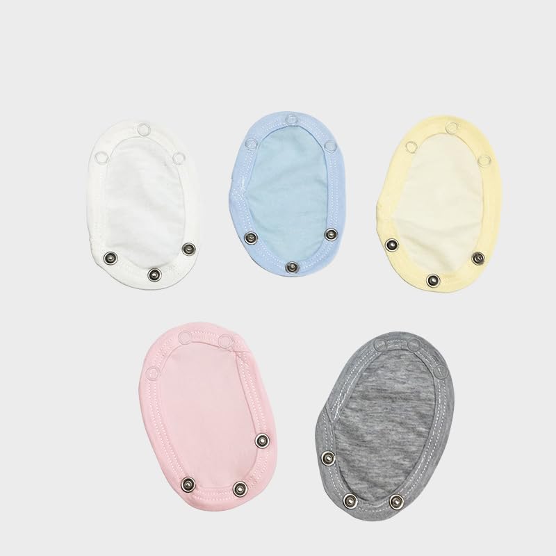 Newborn Baby Bodysuit Set Baby Clothes Set Infant Short Sleeve Cotton One-Piece Outfit with Extender3