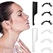 LXUEJIE 6Pairs Nose Lifter, Nose Shaper, Noses Up Lifting Shaping Clip, Noses Job Insert for Rhinoplasty Shaping, No Pain Invisible Shaper Tool Straightening Beauty Kit Women Men (Black + Transparent)