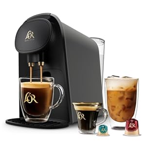 L’OR Barista System Coffee and Espresso Machine Combo by Philips, Matte Grey