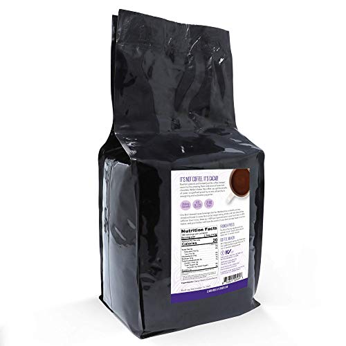 Crio Bru Ecuador French Roast 80oz Bag | Organic Healthy Brewed Cacao Drink | Great Substitute to Herbal Tea and Coffee | 99% Caffeine Free Gluten Free Whole-30 Low Calorie Honest Energy