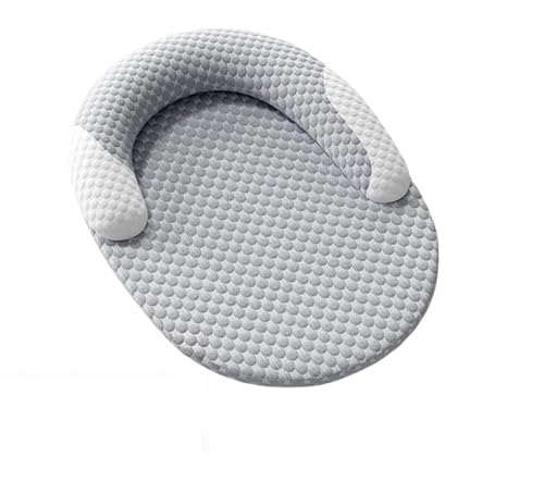 XOZIFY 猫と犬の冷却パッド、取り外し可能なアイスピー粒子冷却パッド、夏のクールな睡眠パッド、U字型の拡張可能な枕、通気性があり転倒しにくい、猫と犬に適しています、クールマット、ペットアイスパッド (アイスビーンズネスト,M [13斤以下に適しています