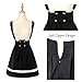 Nuotuo Womens Japanese High School Uniform Sailor Pleated Skirt Outfit (S,Black) CC567A-S