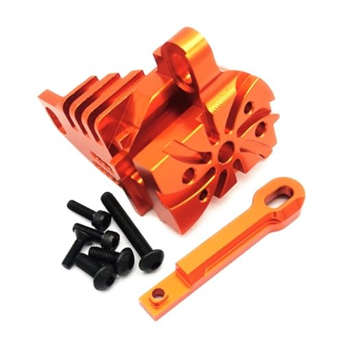 Aluminum Motor Mount with Heat Sink Fins Orange for Traxxas 1/7 UDR Unlimited Desert Racer 8560