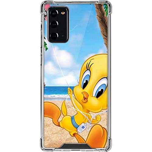 Skinit Clear Phone Case Compatible with Galaxy Note20 5G - Officially Licensed Looney Tunes Tweety Bird iPod Design