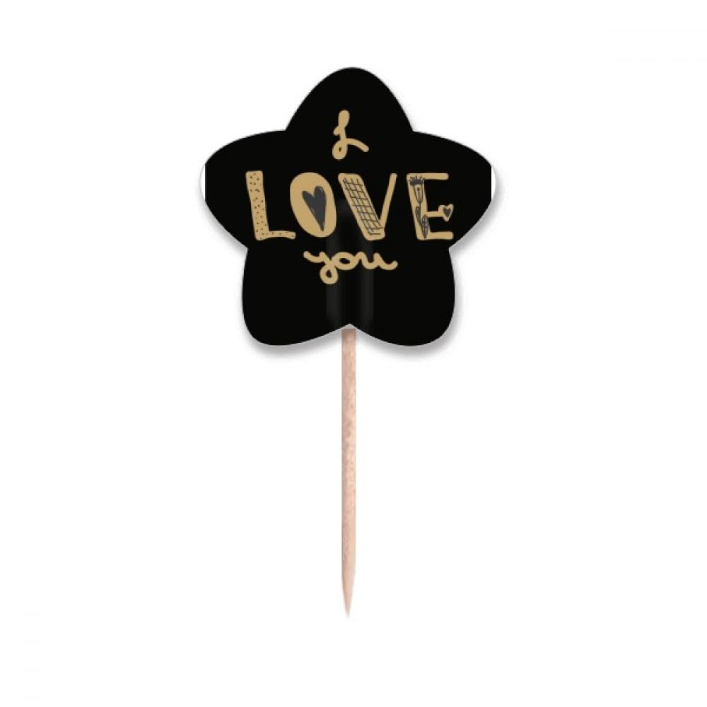 Cure-dents I Love You idée cadeau pour surprendre vos invités au buffet