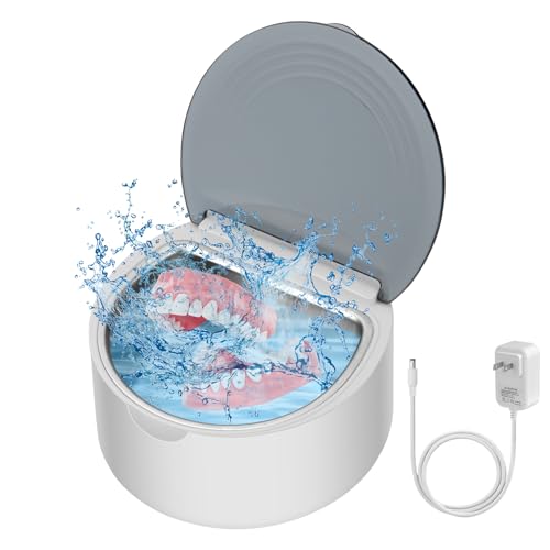Professional Denture Cleaning Machine, Denture Cleaning,BlumWay Sonic Denture/Retainer/Aligner/Mouth Guard Cleaning, SUS304 Material 5 Mins Quick Cleanning