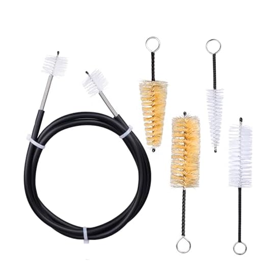 Trompeta,Trompetas Instrumento,Kit Limpieza Para Trompeta,Cepillo De Limpieza De Tubo,Cepillo De Limpieza En Espiral, Cepillo De Limpieza Doble Extremo De Nailon,MáS PráCticos Tubos De Cepillo