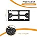 Hoolcar Front License Plate Frame Car License Plate Mounting Bracket Holder Compatible with Ford Mustang 2024-2025, Black
