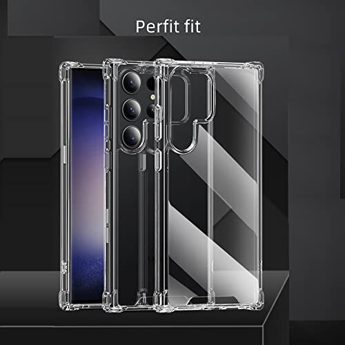 Totill Compatible With Samsung Galaxy S23 Ultra Case, Crystal Clear S23 Ultra Phone Cover, Soft TPU Protective funda, [Shockproof] Ultra [thin Slim Fit], Smartphone Case For Galaxy S23 Phone Hülle