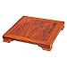 Piedistallo Bonsai Cinese Display Stand Quadrato Vaso in Legno Vaso Teiera Base Orientale Vaso Stand Acquario Tavolo Acquario Decorazione Pesci Bowl Supporto Piedistallo per Vasi (Size : Medium) immagine