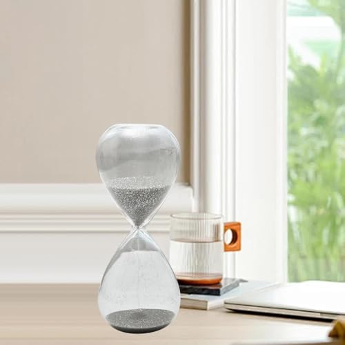 Reloj de arena decorativo de cristal soplado para armarios de salón 3