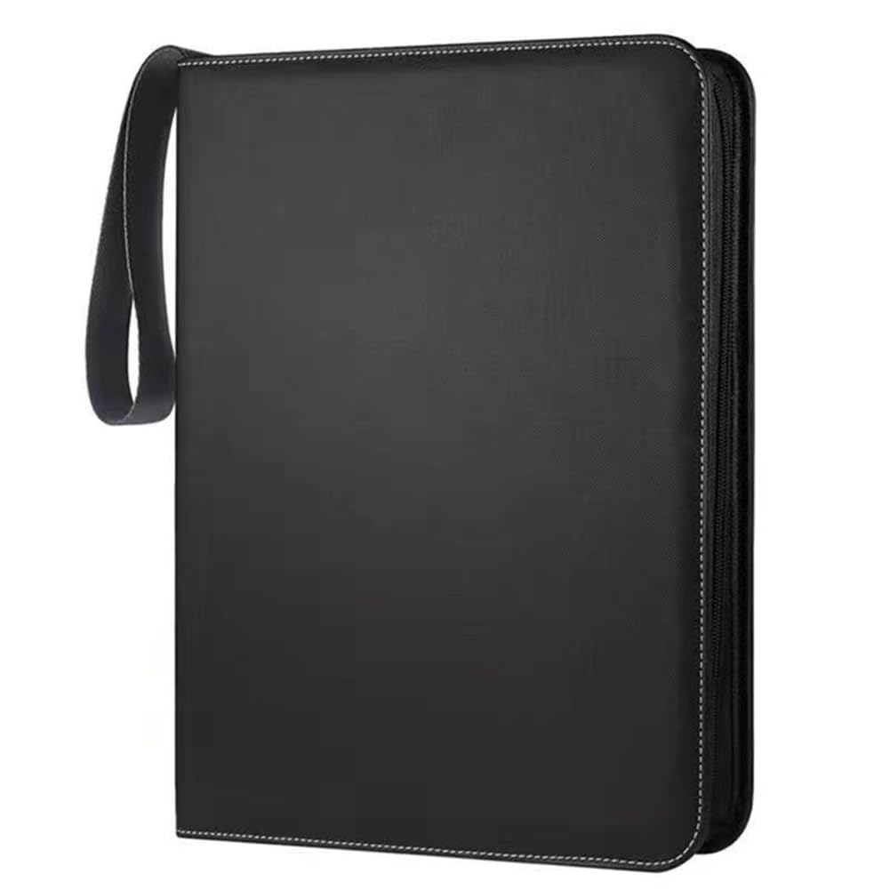 Aundhegrtt Card Binder Trading Card Holder 720 Capacity Zippered Card Case Card Organizer Sports & Collectible Cards