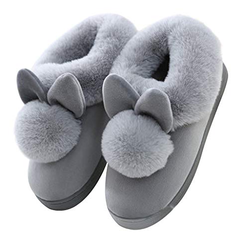Jingyuu - Zapatillas de Estar por casa para Mujer 38-39