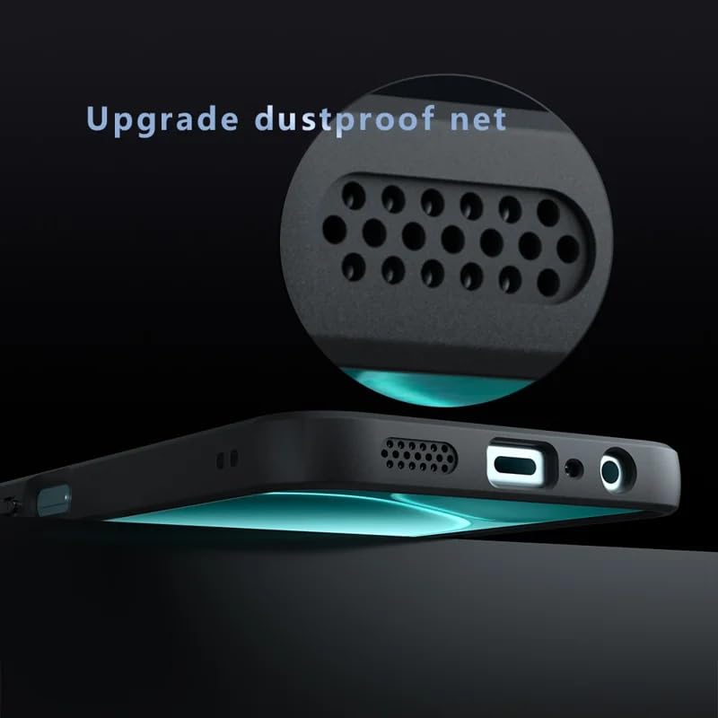 Image of Matte PC + TPU Back Cover Case for Oppo A6x 5G / Oppo K14x 5G, Corner Airbag Protection, Anti-Fingerprint, Dustproof Precision Holes, Skin-Friendly Feel, Camera Protection, Black