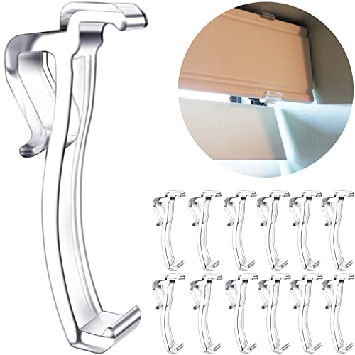 Valance Clips for Blinds 2.5 Inch Valance Clips for Horizontal Blind Valance (12 PCS)