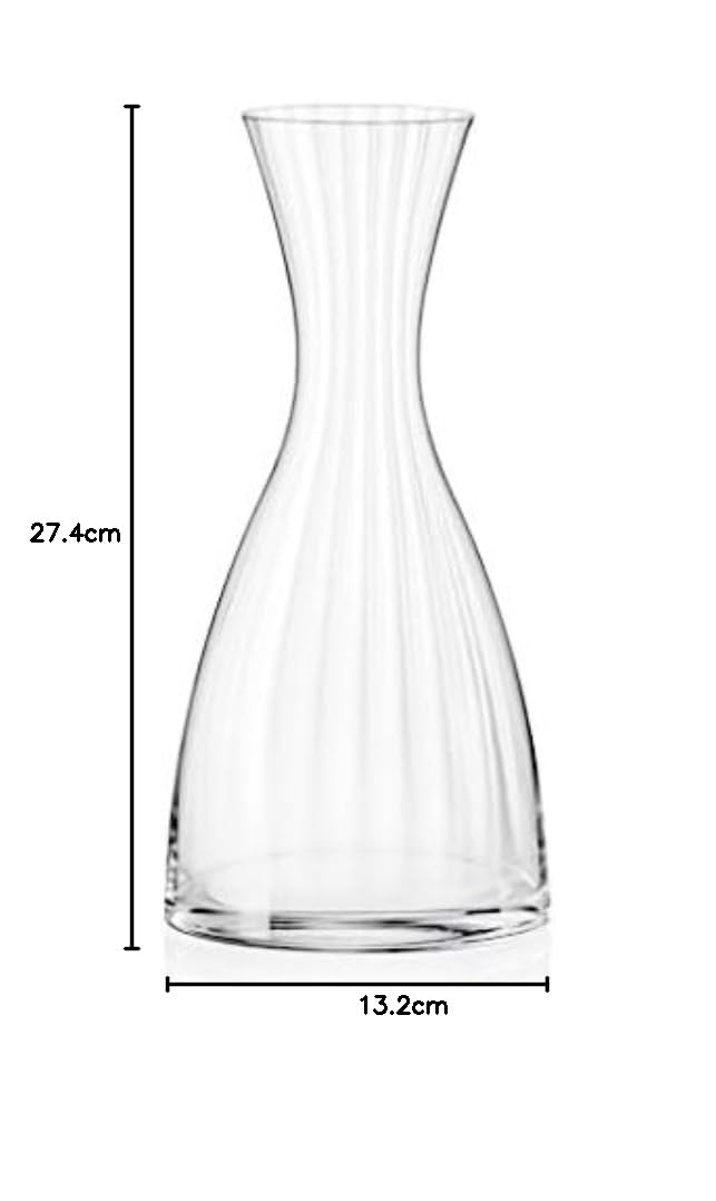 Carafe à vin Mirage | Carafe à vin en verre de cristal | Également idéale pour les cocktails, Pimms, jus et eau – 1200 ml