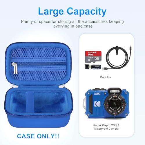 Funda para cámara Kodak PIXPRO WPZ2 azul miniatura 2