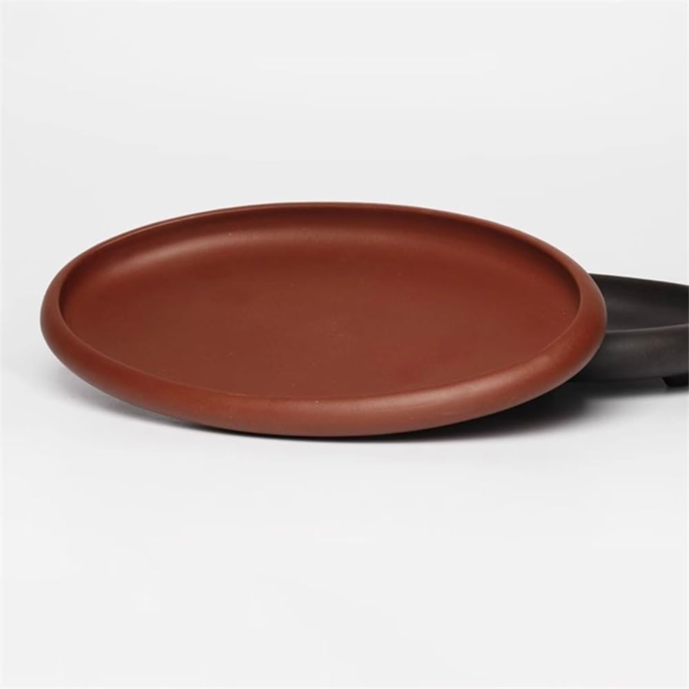 Versatile Sottovaso ellittico Grande for Piante in Argilla e Sabbia Viola(M)
