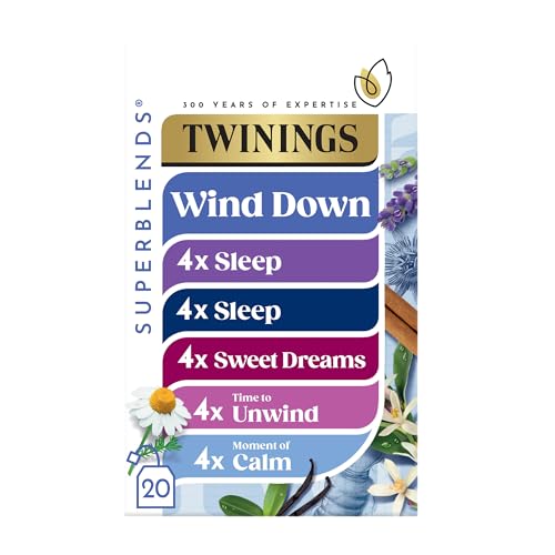 Twinings Wind Down Collection Tea Selection for Relaxation, Sleep...