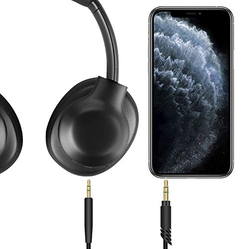 Audiokabel für JBL Tour One, Tour One M2, Live 660NC, Live 650BTNC, Tune 770NC, Tune 760NC, Tune 750BTNC, Tune 710BT, Tune700BT, Tune 660NC, 3,5 mm auf 2,5 mm Ersatz-Aux-Kabel (5 F