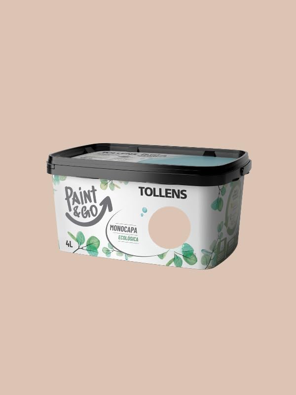 Tollens Pintura Plástica Ecológica Paint&Go 4L (Arcilla Rosa)