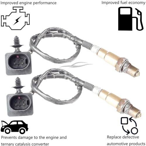 Sensor de Oxígeno Par Izquierdo y Derecho Delanteros para Ford F-150 2009-2014 miniatura 5