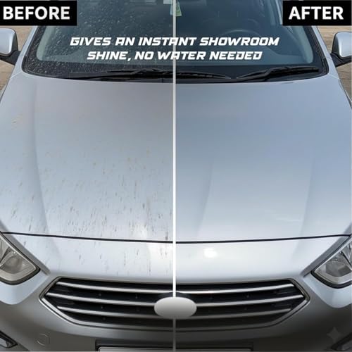 Image of Nippon Paint n-Shield Waterless Car Wash Spray, High Gloss Shine, Eco-Friendly Car Cleaner Car Washing Liquid (500 ml)
