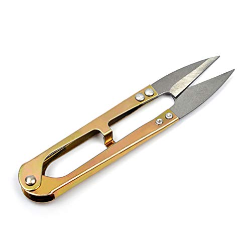 DIAMOEN Fil de Coupe Ciseaux U Shape Scissor Craft Broderie Couture Tout Cutter Crafting Clipper Cover