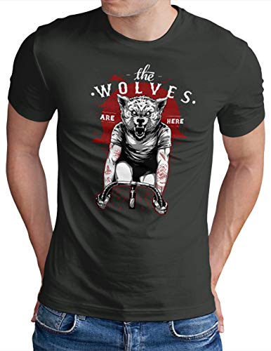 T-shirt cyclisme vélo wolf lune OM3 pour vos sorties nocturnes en ville ou nature