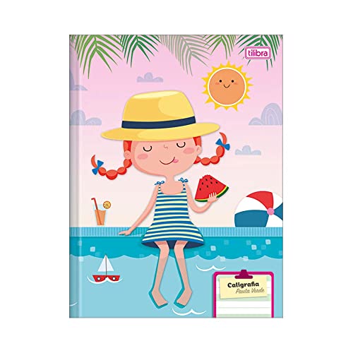 CADERNO PEDAGOGICO CALIGRAFIA 40F CD 144908 PAUTA VERDE SAPECA