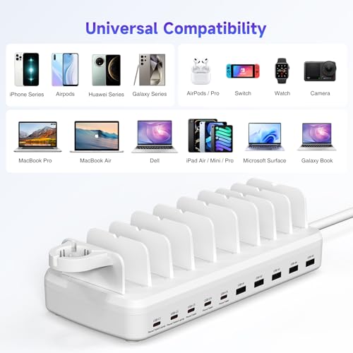 MERGROLY 10-Port 320W Charging Station — view 7