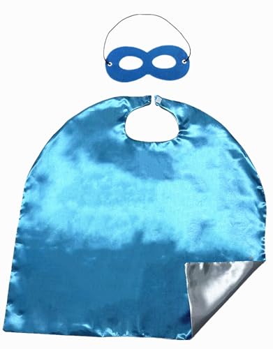 AICOC Capes and Masks For kids Double Side Dress up Costumes Christmas Halloween Cosplay Gift For Boys Girls