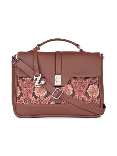 Image of ZOUK | Women's Vegan Leather | Stylish Handbag with Adjustable Strap, Top Handle |