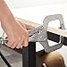 4 Pcs Locking C Clamp Set, Locking Pliers with Fixed and Swivel Pads, 6 Inch, 9 Inch, 11 Inch, Metal Tools Welding Clamps for Home Farm