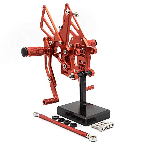 Billet Motorrad Rearsets CNC verstellbare hintere Fußrasten Fußstütze hinten Set für Speed Triple T509 T595 955i 1050 2002-2010