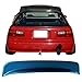 IKON MOTORSPORTS, Roof Spoiler Compatible with 1992-1995 Honda Civic Hatchback 3-Door BYS Style Painted #BG28P Tahitian Green Pearl Rear Boot Deck Lid Roof Wing, 1993 1994