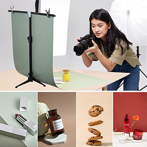 Photography Backdrops Small Product Background: Flat Lay Seamless Paper Props - Tabletop Photo Shoot For Jewelry Cosmetics Food .(22X34In, Dark) #TOP1