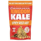 Kingdom Kale, Kale Chips, Spicy Red Hot, Healthy Snacks, Plant Based...