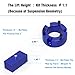 YITAMOTOR Leveling Lift Kit Compatible for Tacoma, 3 inch Front and 2 inch Rear Forged Strut Spacers Compatible for 2005 - 2020 Toyota Tacoma 2WD 4WD 6 lugs