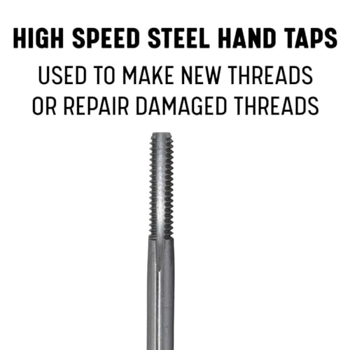 Image of Drill America #4-48 High Speed Steel Left Hand Plug Tap, (Pack of 1)