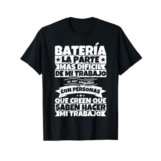 batería divertido la parte Camiseta