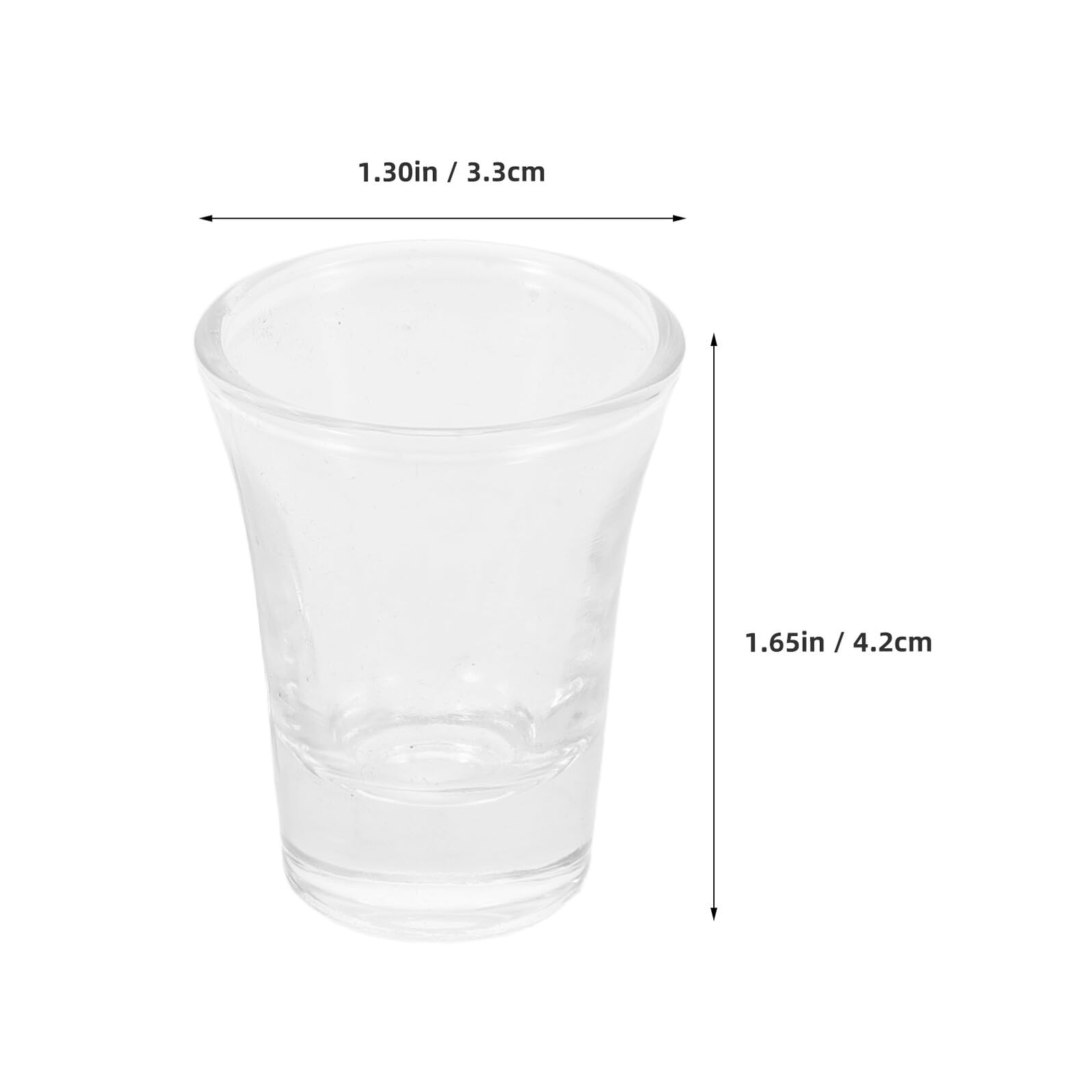 SECFOU 24 Verres à Shot de Communion en Verre Transparent Haute Transparence 15 Ml, Mini Calices Élégants et Portables pour Cérémonies Spirituelles et Feux de Camp