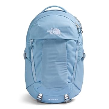 THE NORTH FACE Mochila feminina Recon Everyday para laptop, azul aço, mesclado escuro/azul aço, tamanho único, Aço azul escuro mesclado/azul aço, One Size, Reconhecimento feminino