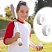 Gemscream 6 Pack Baseball Bat Grip Tape for Baseball Softball 30 ft x 1 Inch Per Roll Quality Bat Wrap Without Sticky Hand, Cloth Tape Rolls for Beginners and Professionals (White)
