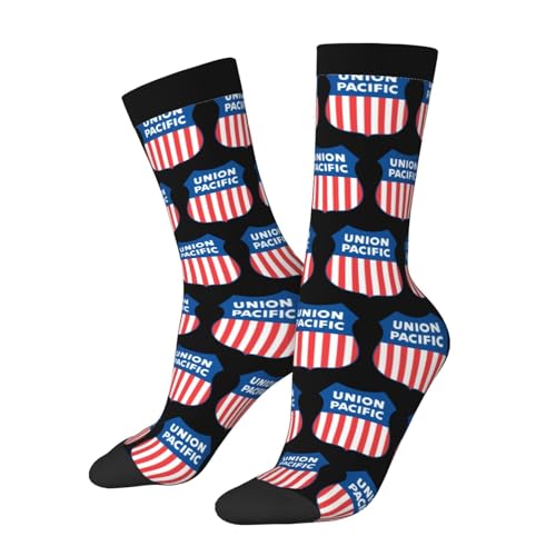 Union Pacific Railroad Adult Cotton Crew Socks Men Sock Casual Socks Women Sock2